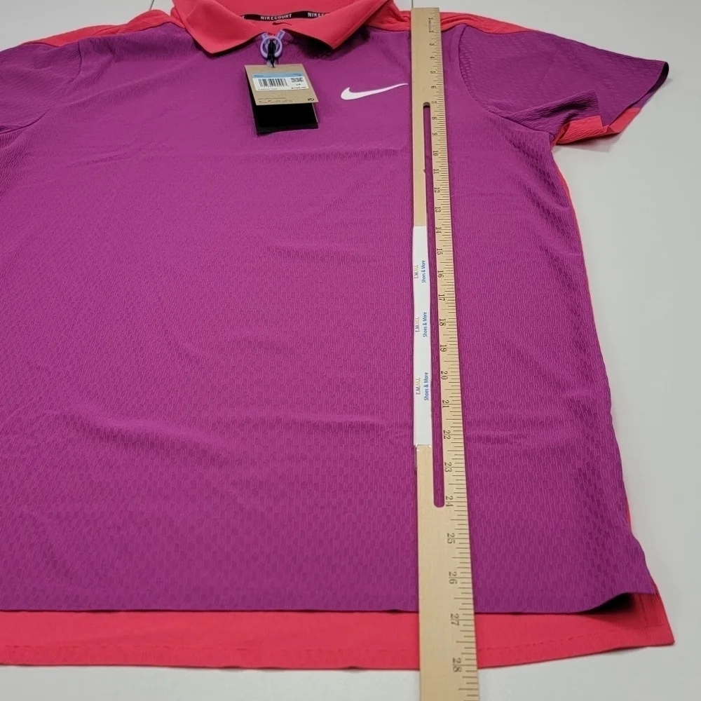 Nike Advantage Slam Polo Shirt Dri-FIT Mens Size M FQ2015-518 Fuchsia New $105